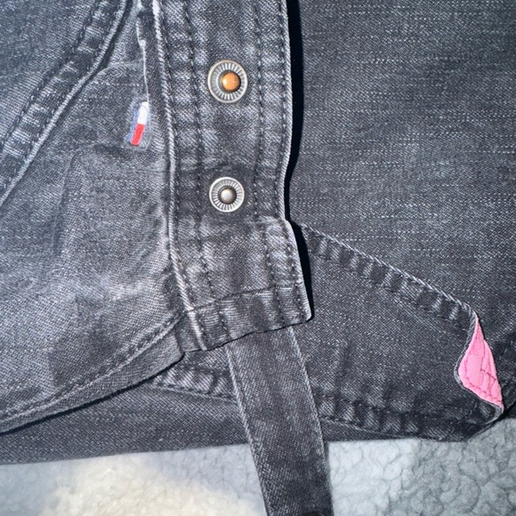 Black straight legged Vintage Tommy Hilfiger jeans. - Picture 4 of 4